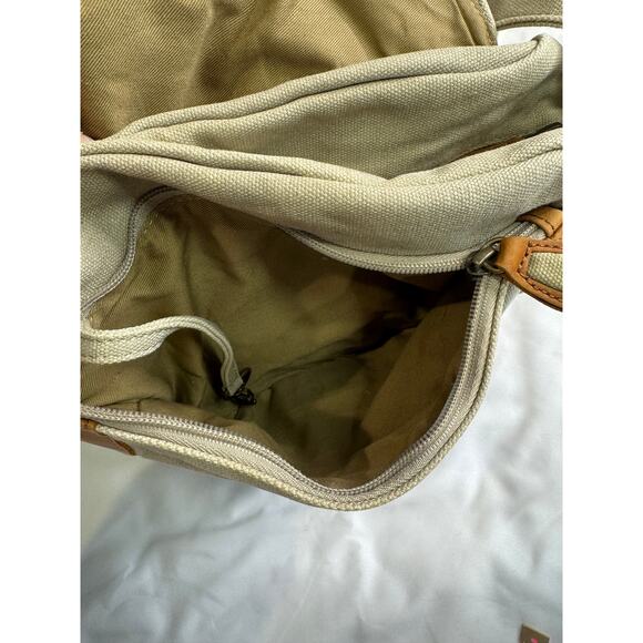 Vintage L.L. Bean Leather and Canvas Cross Body Field Bag - Picture 5 of 12